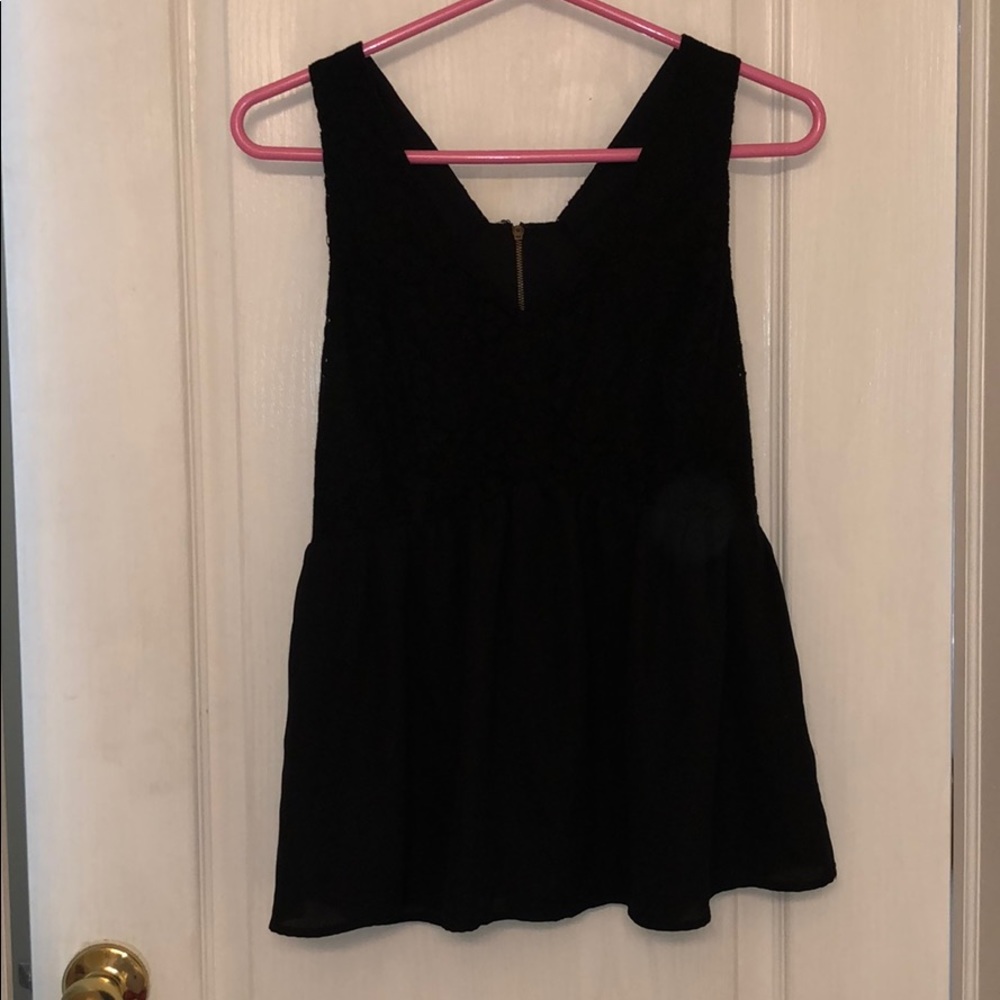 Black Babydoll Top